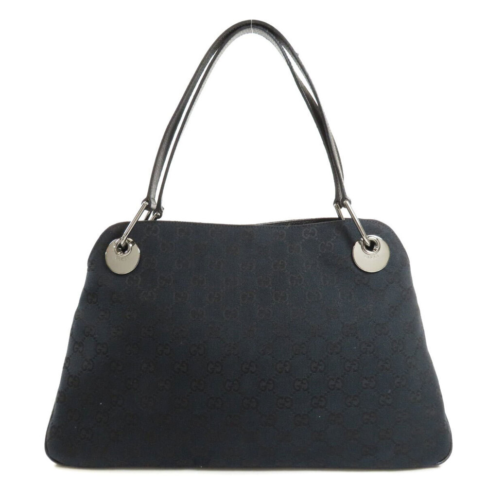 Gucci tote canvas GG bag Black